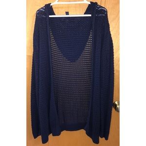 Gap Navy Blue Crotchet Cardigan